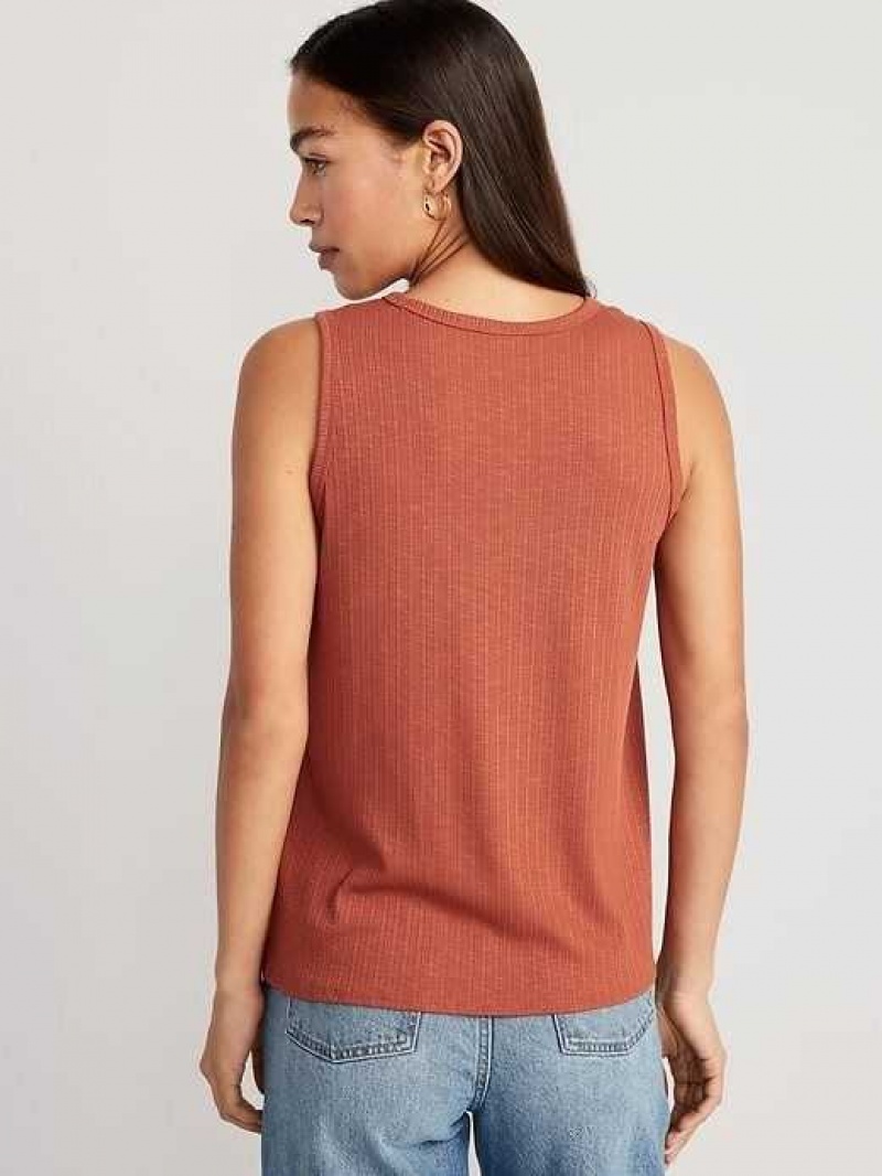 Old Navy Luxe Rib-Knit Swing Tank Top Umbria | TSF486270