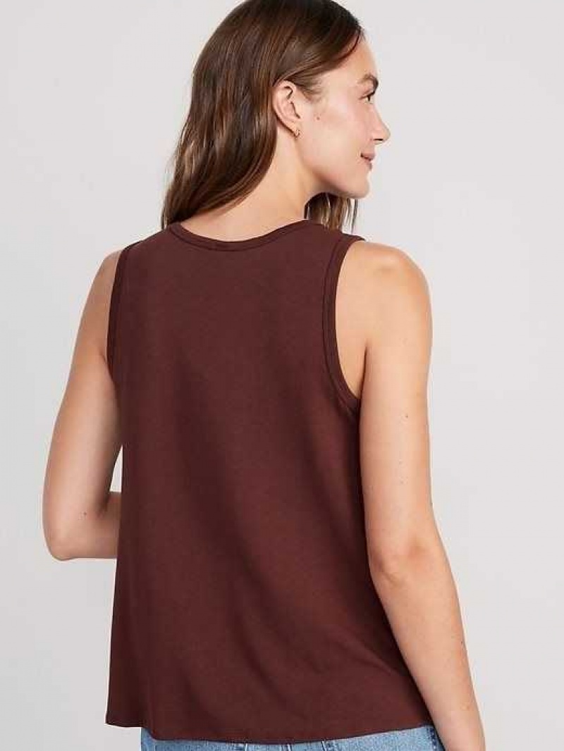 Old Navy Luxe Swing Tank Top Grand Canyon | SNP028475