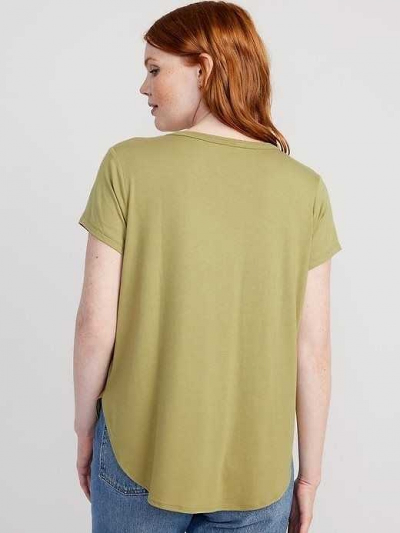 Old Navy Luxe Tunic T-Shirt Vetiver | XNU786052