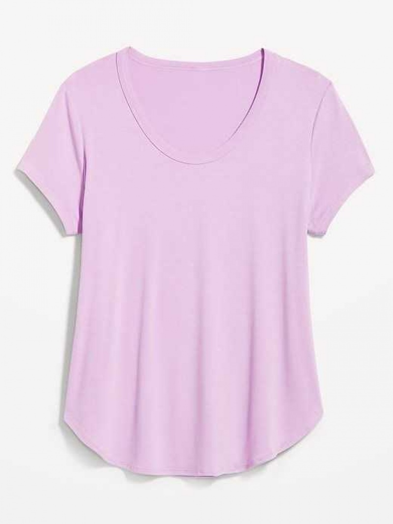 Old Navy Luxe Tunic T-Shirt Weeping Wisteria | SFQ896035