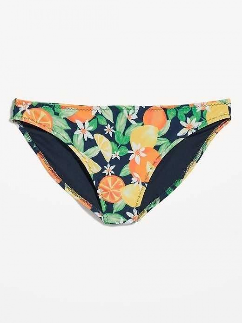 Old Navy Matching Classic Bikini Swim Bottoms Fresh-Squeezed Fun | PZQ071268