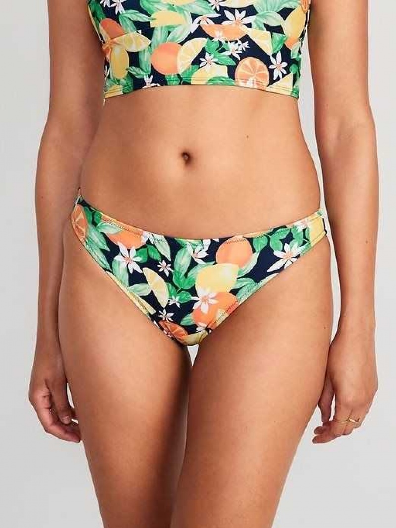 Old Navy Matching Classic Bikini Swim Bottoms Fresh-Squeezed Fun | PZQ071268