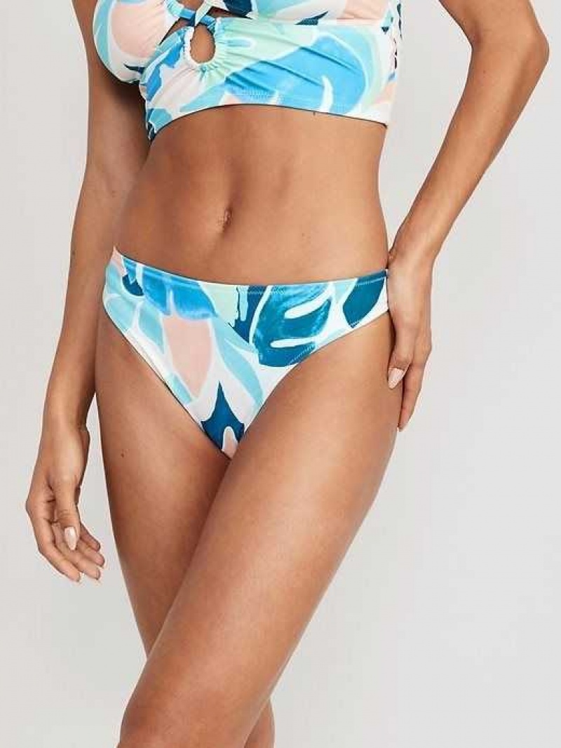 Old Navy Matching Classic Bikini Swim Bottoms Blue | BZJ602871