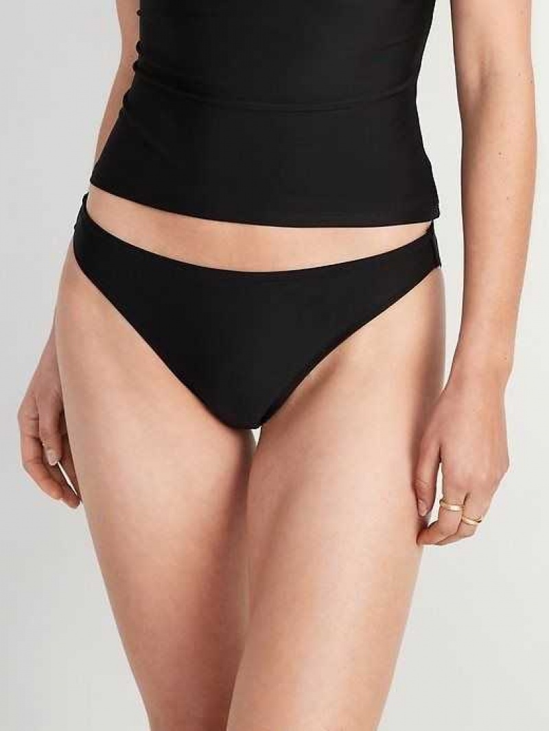 Old Navy Matching Classic Bikini Swim Bottoms Black | XGD439102