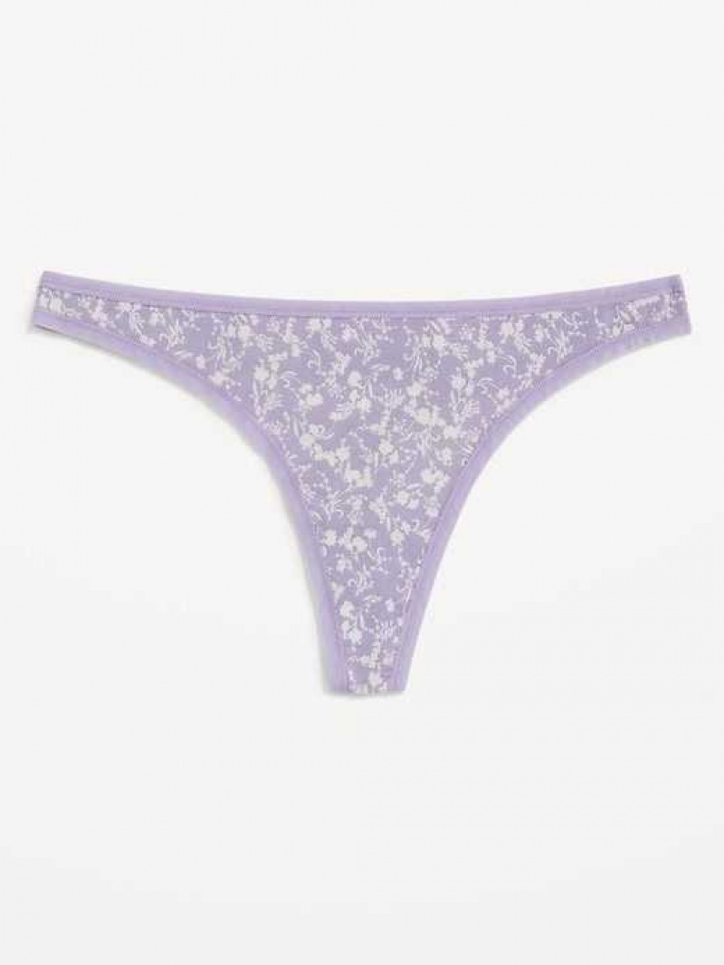 Old Navy Matching Classic Thong Underwear Purple | MOF967381