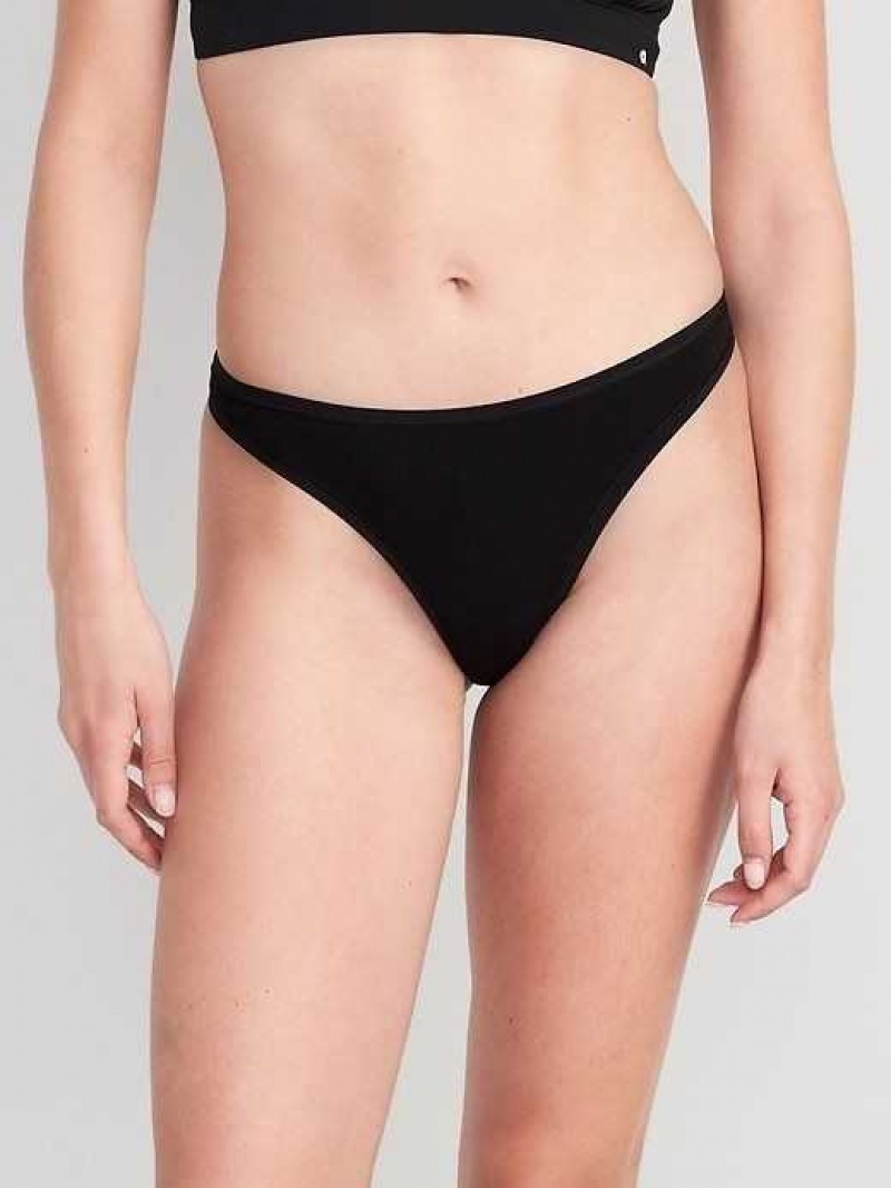 Old Navy Matching Classic Thong Underwear Black | YFU507416