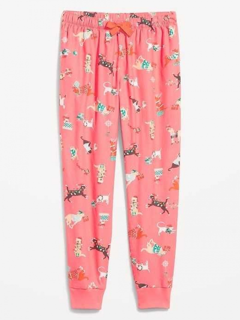 Old Navy Matching Flannel Jogger Pajama Pants Pink | NPX706481