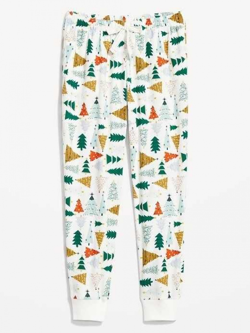 Old Navy Matching Flannel Jogger Pajama Pants O Christmas Tree | HIW362509