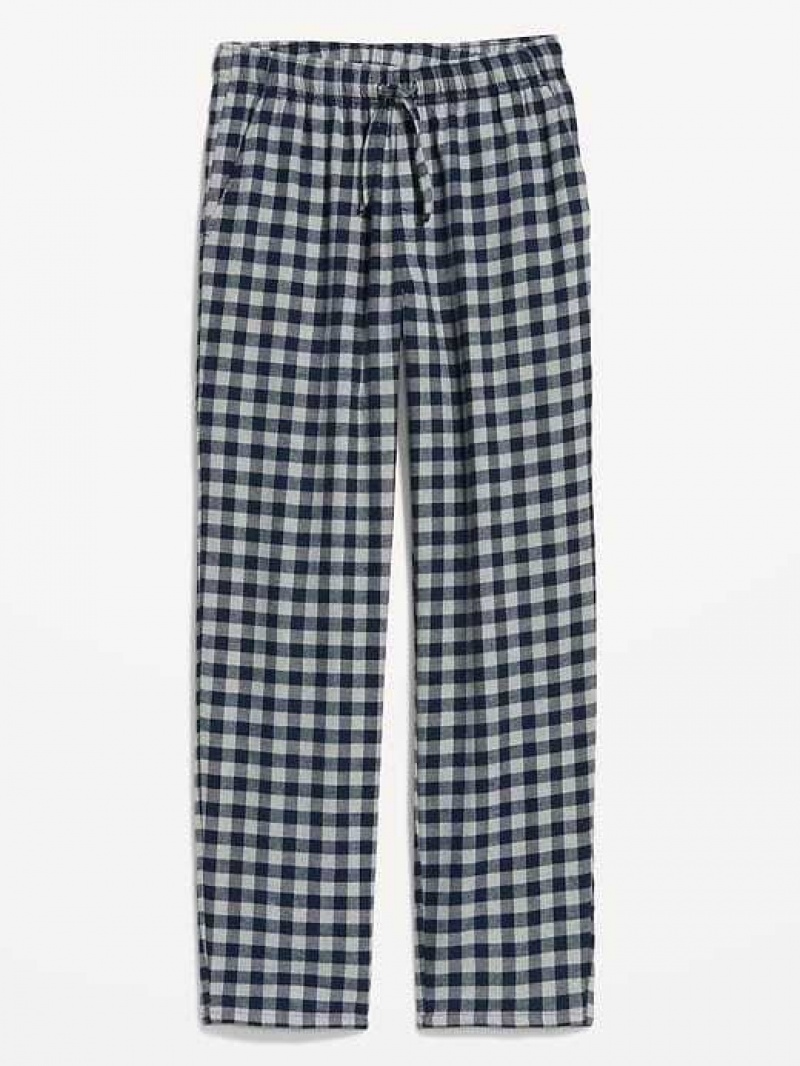 Old Navy Matching Flannel Pajama Pants Blue | UIV142865