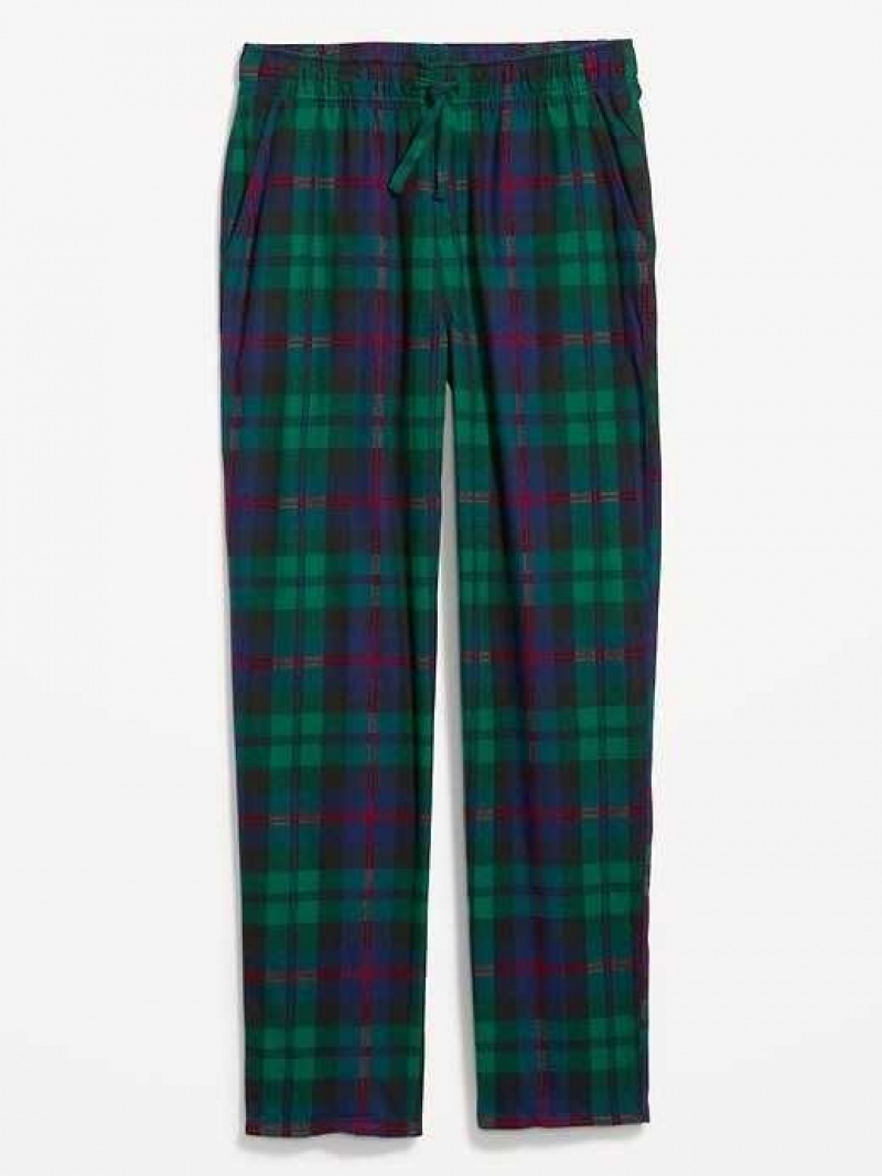 Old Navy Matching Flannel Pajama Pants Black | YRN142506