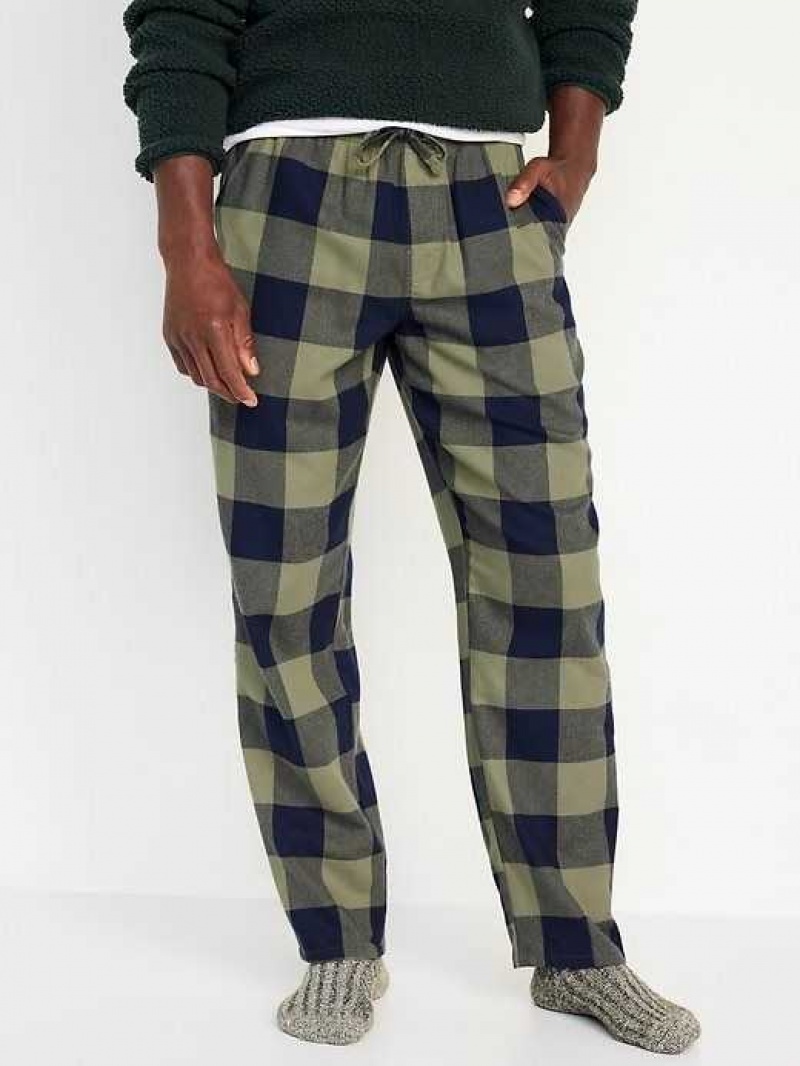 Old Navy Matching Flannel Pajama Pants Green | KAW763941