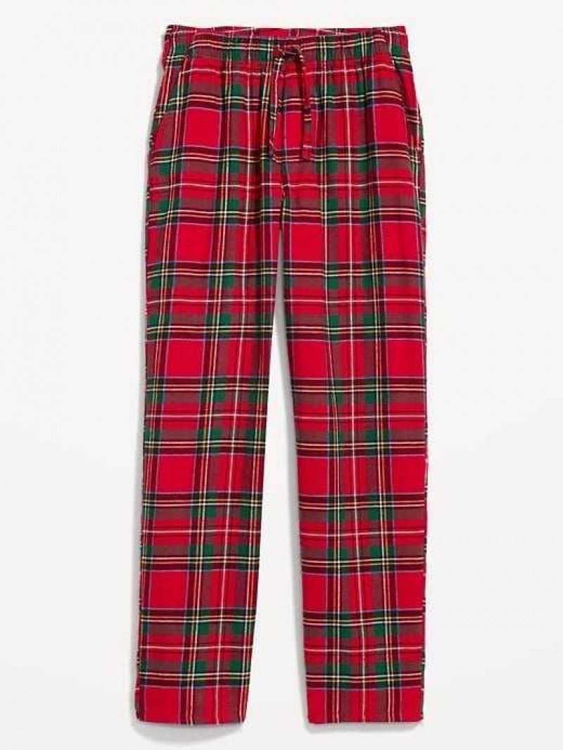 Old Navy Matching Flannel Pajama Pants Red | RWM180963