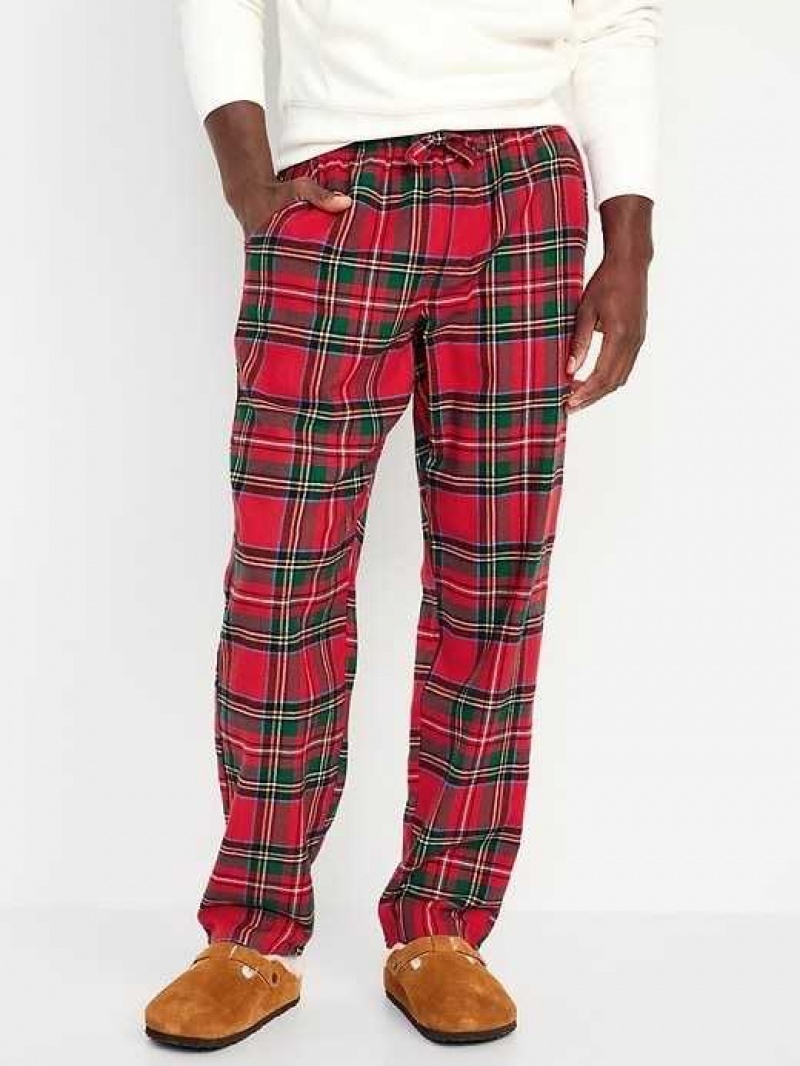 Old Navy Matching Flannel Pajama Pants Red | RWM180963