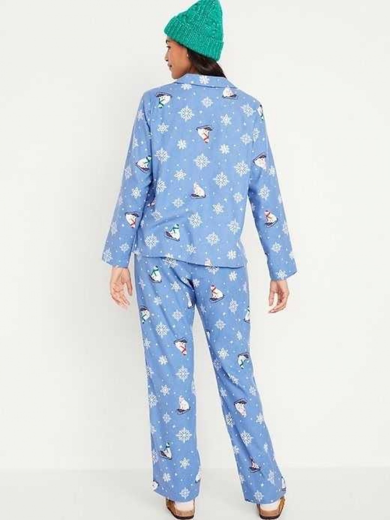 Old Navy Matching Flannel Pajama Set Multicolor | PZA542163