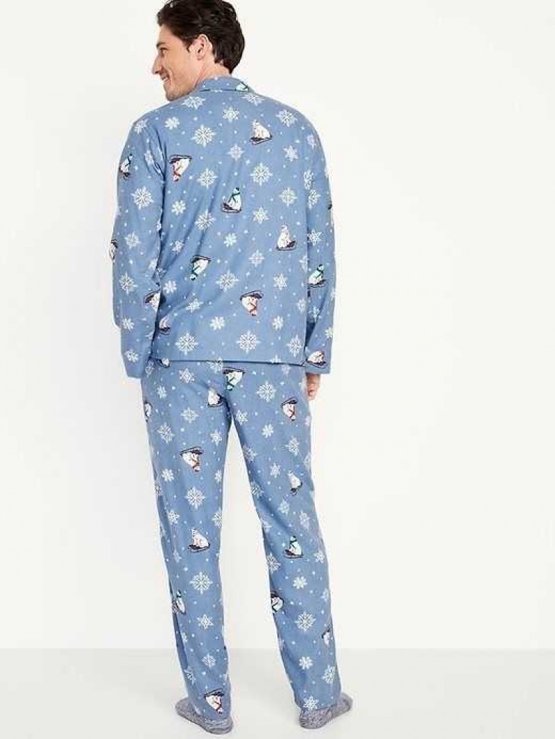 Old Navy Matching Flannel Pajama Set Multicolor | JRQ158027