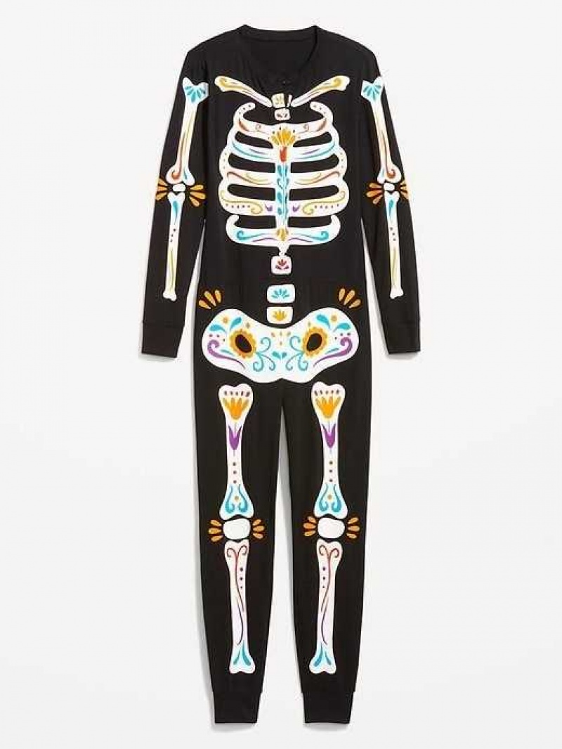 Old Navy Matching Halloween One-Piece Pajamas Multicolor | FDE982375