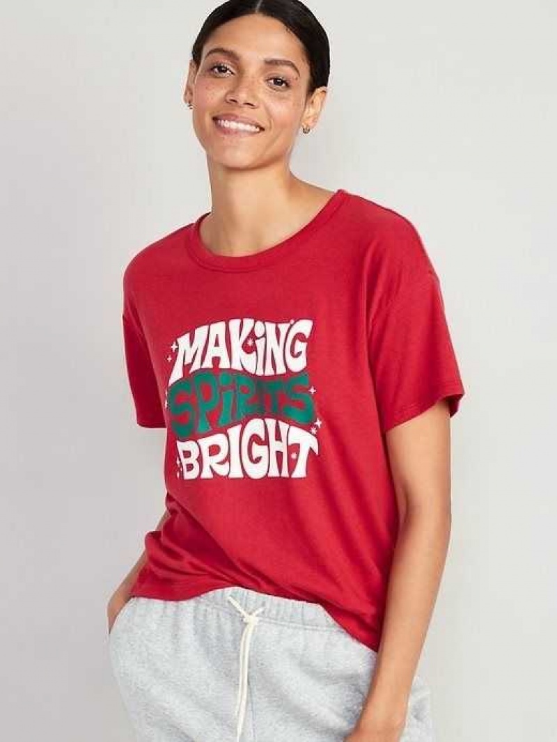 Old Navy Matching Holiday-Graphic T-Shirt Shine | WCB687243