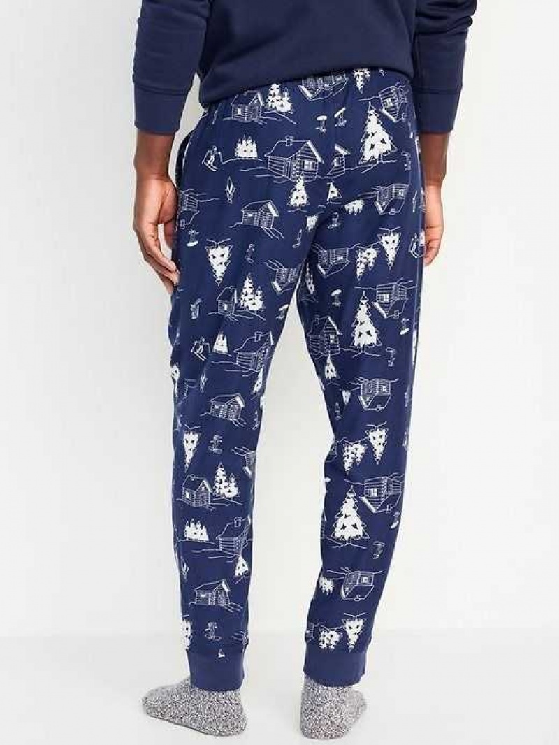 Old Navy Matching Printed Flannel Jogger Pajama Pants White | TZP142537