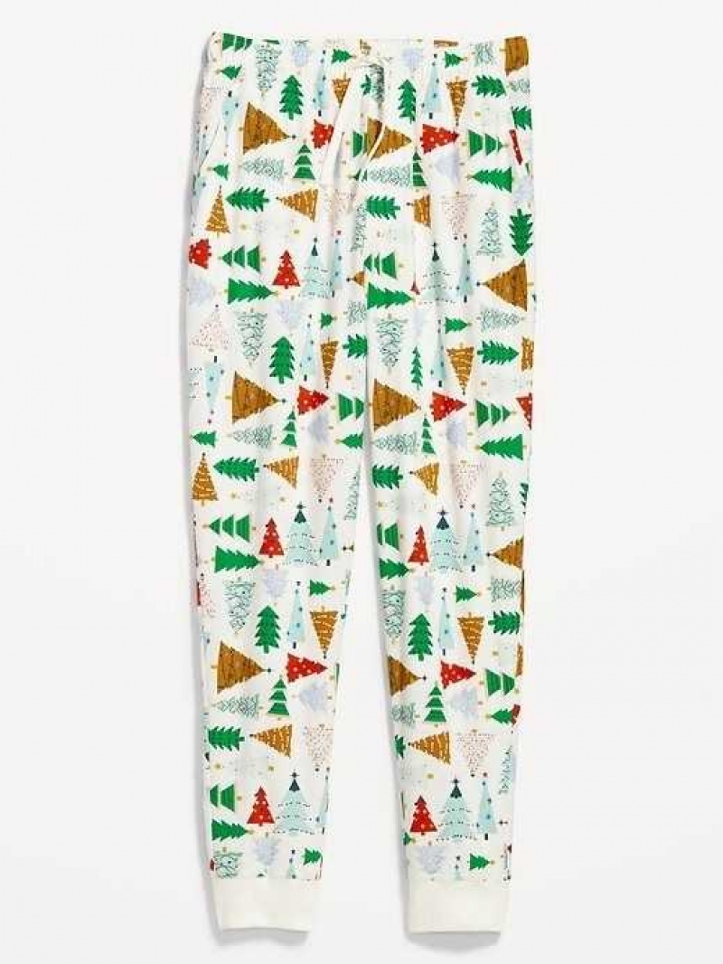 Old Navy Matching Printed Flannel Jogger Pajama Pants O Christmas Tree | CAB601529