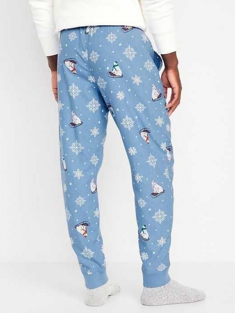 Old Navy Matching Printed Flannel Jogger Pajama Pants Multicolor | AVX319508