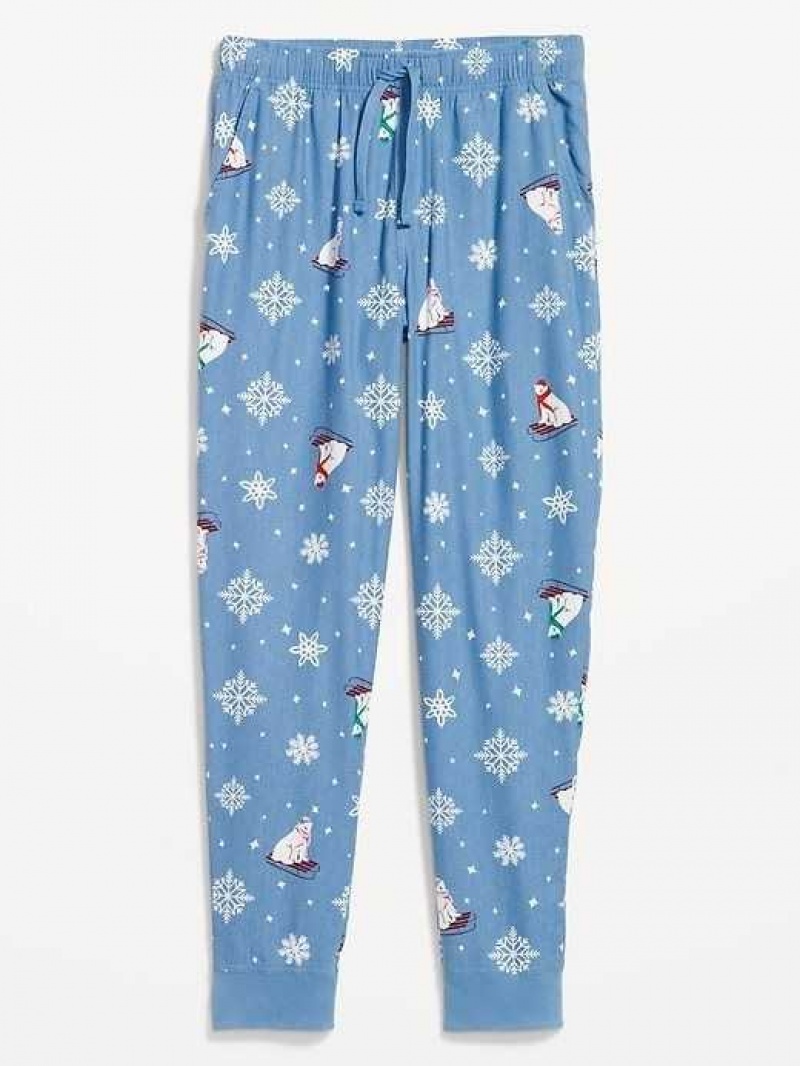 Old Navy Matching Printed Flannel Jogger Pajama Pants Multicolor | AVX319508