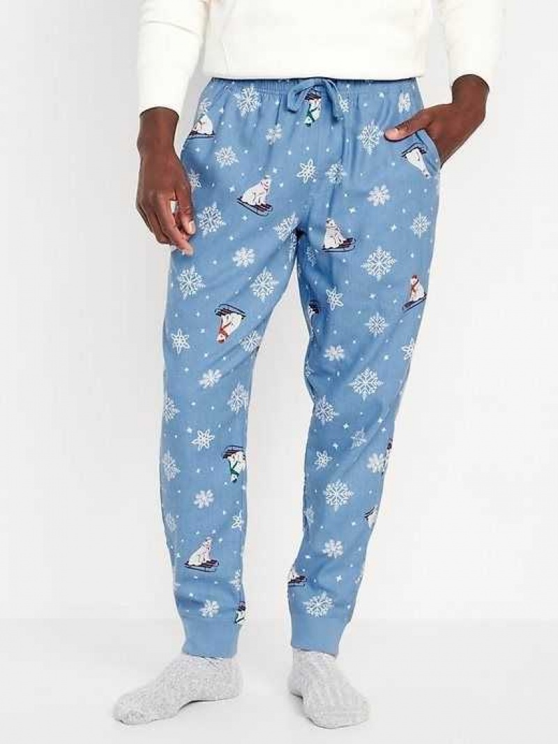 Old Navy Matching Printed Flannel Jogger Pajama Pants Multicolor | AVX319508