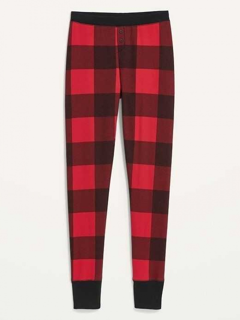 Old Navy Matching Printed Thermal-Knit Pajama Leggings Red | BCN569430