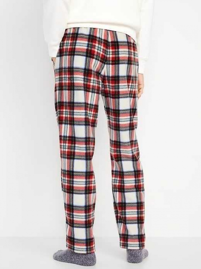 Old Navy Micro Fleece Pajama Pants White | QGI508941