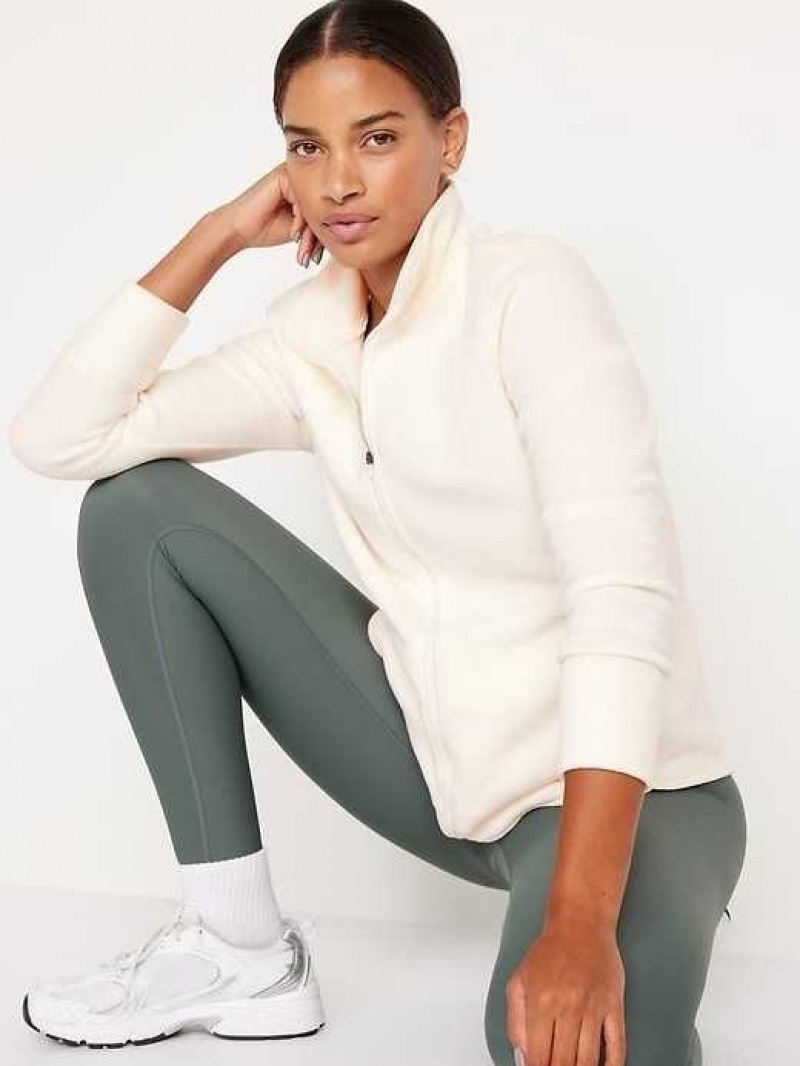 Old Navy Microfleece Zip Jacket Creme De La Creme | GYA243560