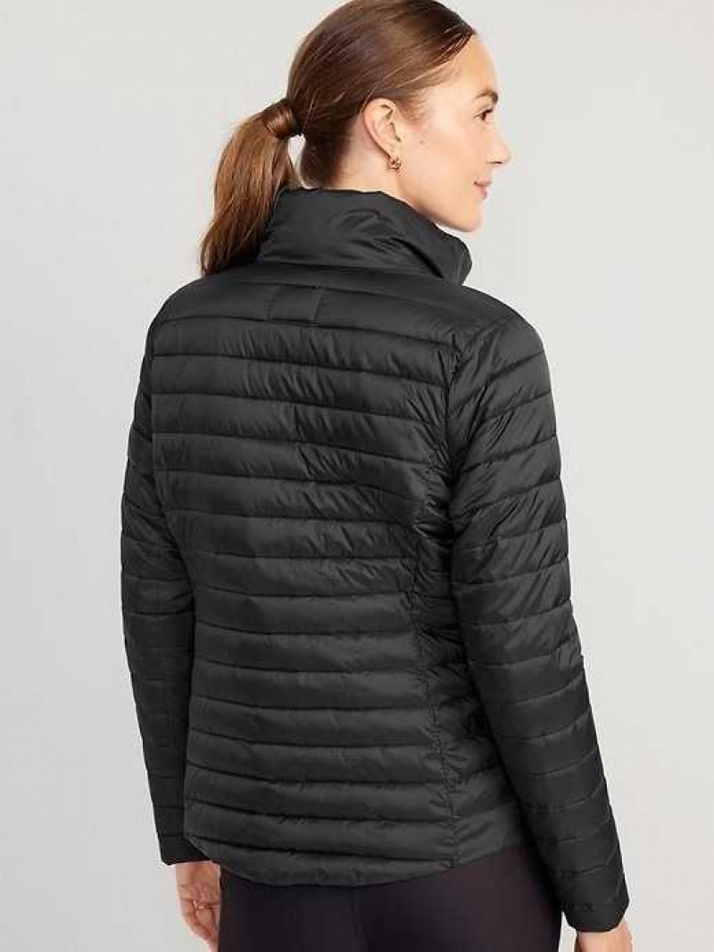 Old Navy Narrow-Channel Quilted Puffer Jacket Black | MRD683924