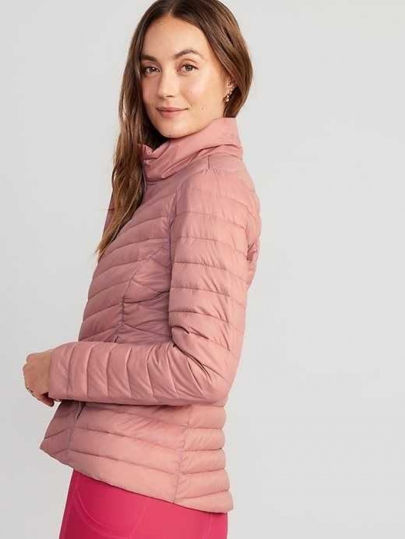 Old Navy Narrow-Channel Quilted Puffer Jacket Woodrose | BMI521397