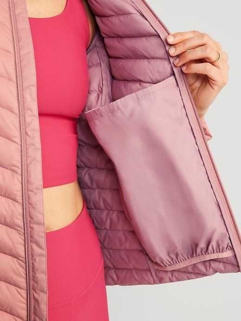 Old Navy Narrow-Channel Quilted Puffer Jacket Woodrose | BMI521397