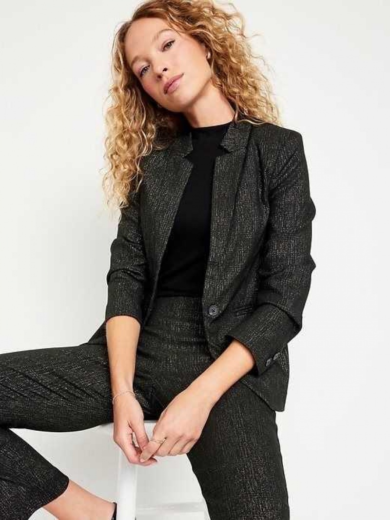 Old Navy Notched-Collar Pixie Blazer Gold | HXO354801