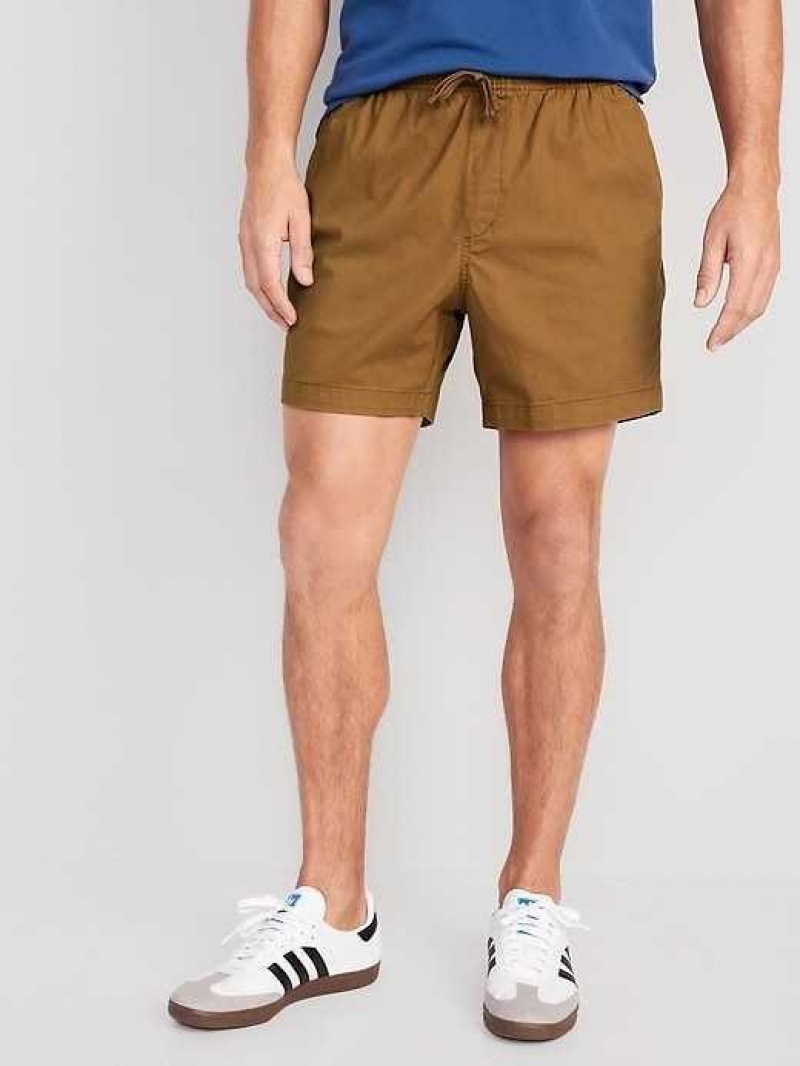 Old Navy OGC Chino Jogger Shorts Bourbon | BVU269375