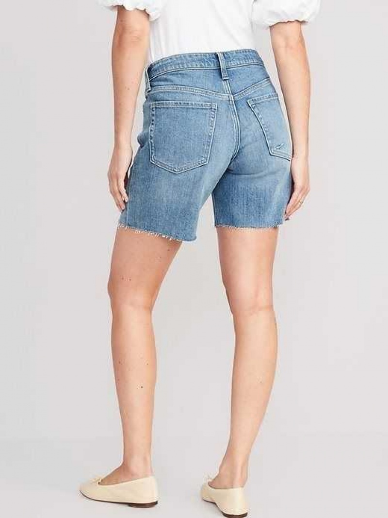 Old Navy OG Loose Ripped Cut-Off Jean Shorts Nala | UBK567482