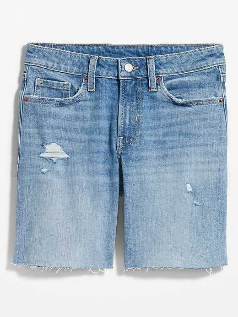 Old Navy OG Loose Ripped Cut-Off Jean Shorts Nala | UBK567482