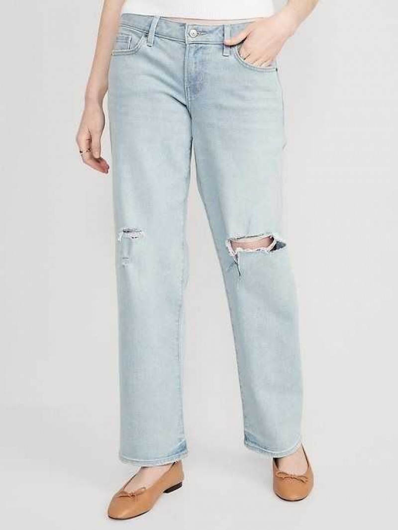 Old Navy OG Loose Ripped Jeans Light Wash | UTO513470