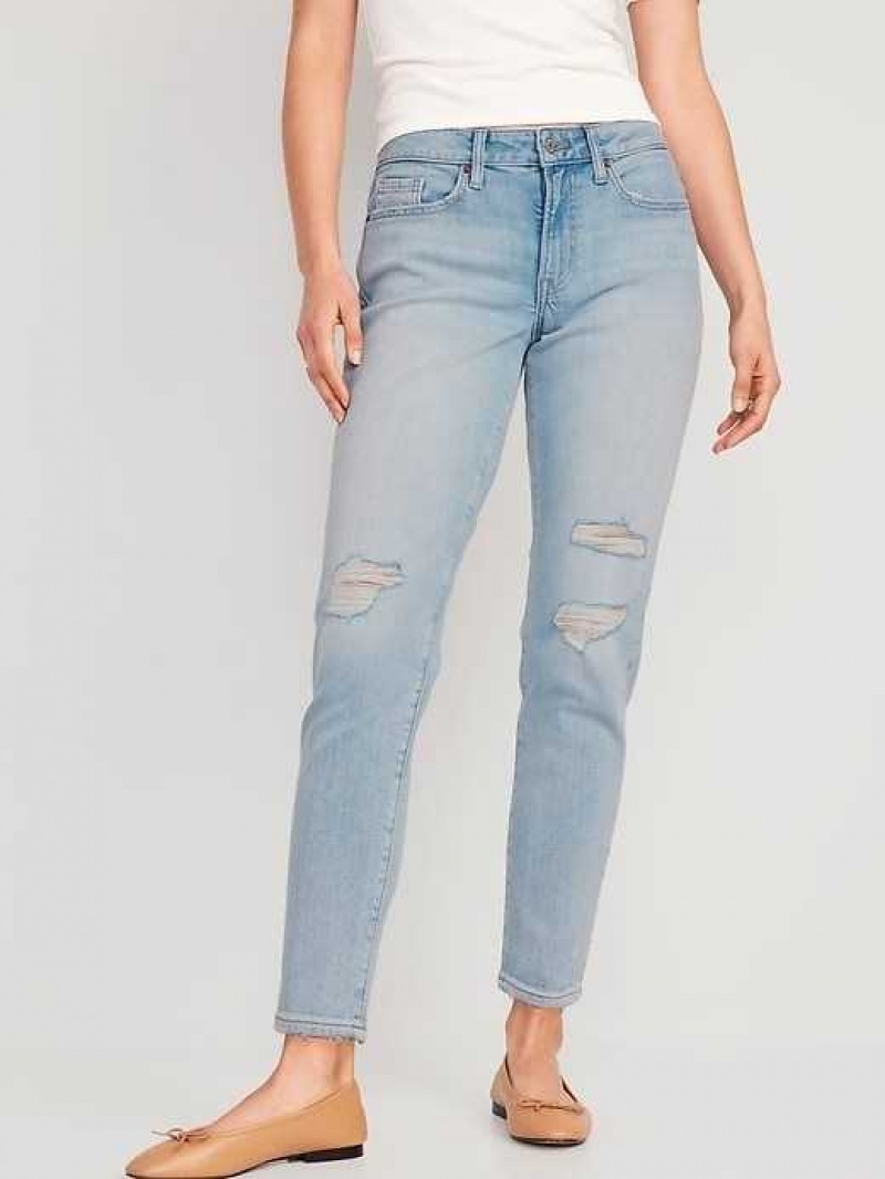 Old Navy OG Straight Ankle Jeans Carmen Destroy | DZK891245