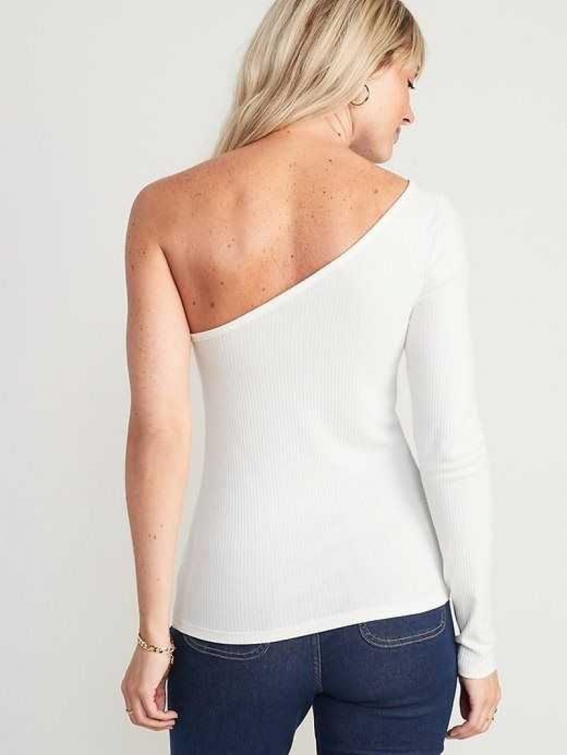 Old Navy One-Shoulder Rib-Knit Top Light Blue | JLX560234