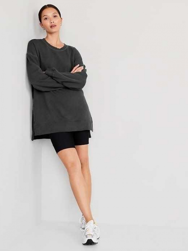 Old Navy Oversized Boyfriend Tunic Sweatshirt Panther | MOG469721