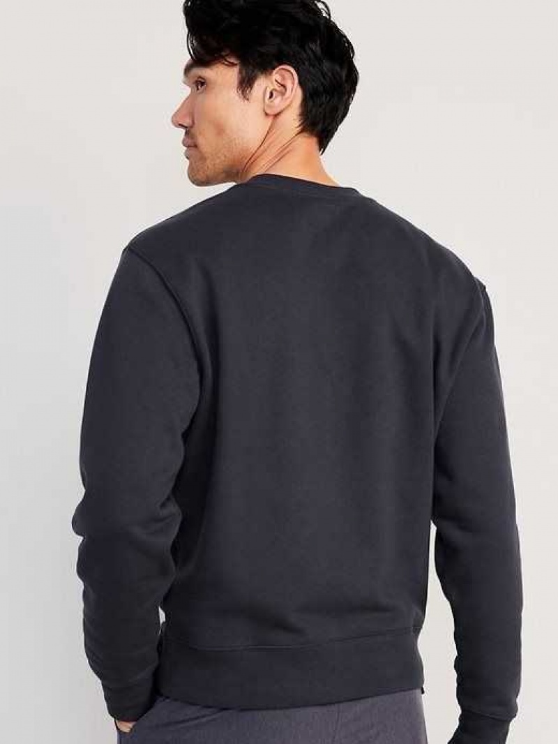 Old Navy Oversized Crew-Neck Sweatshirt Navy | KPA219853