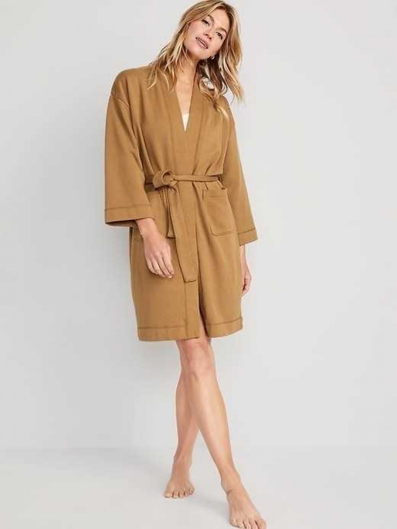 Old Navy Oversized Fleece Pajama Robe Sycamore Bark | BWT364705