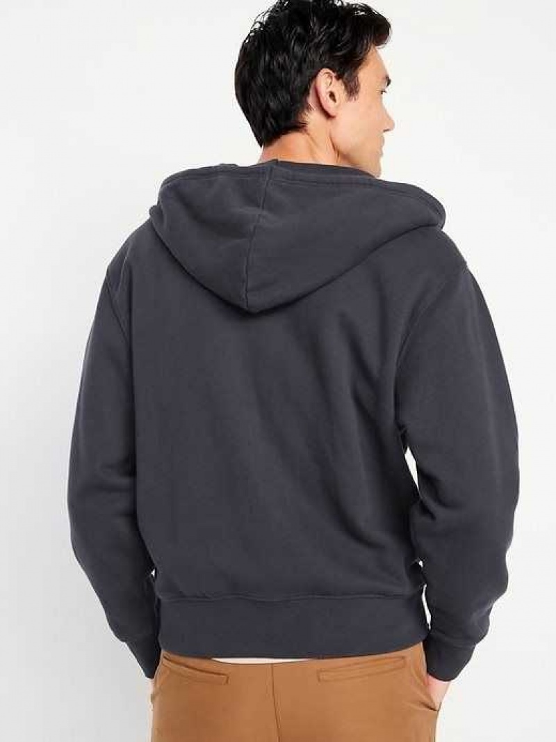 Old Navy Oversized Full-Zip Hoodie Navy | UGY839150