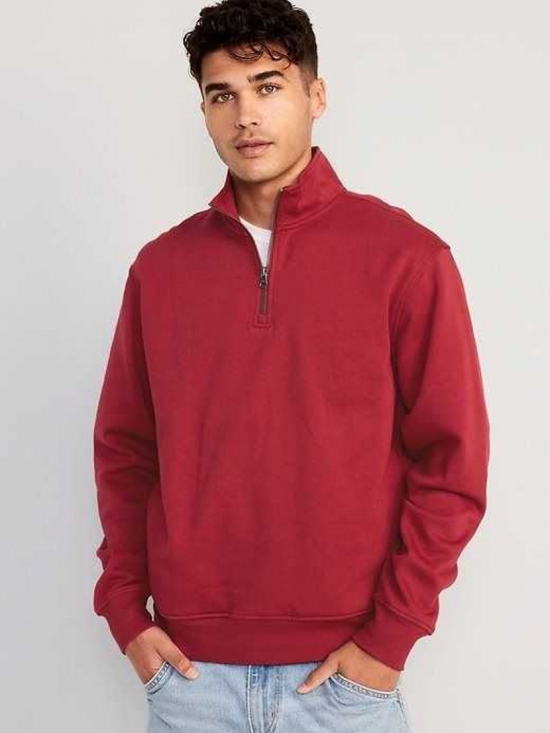 Old Navy Oversized Quarter-Zip Mock-Neck Sweatshirt Have A Heart | FYD784531