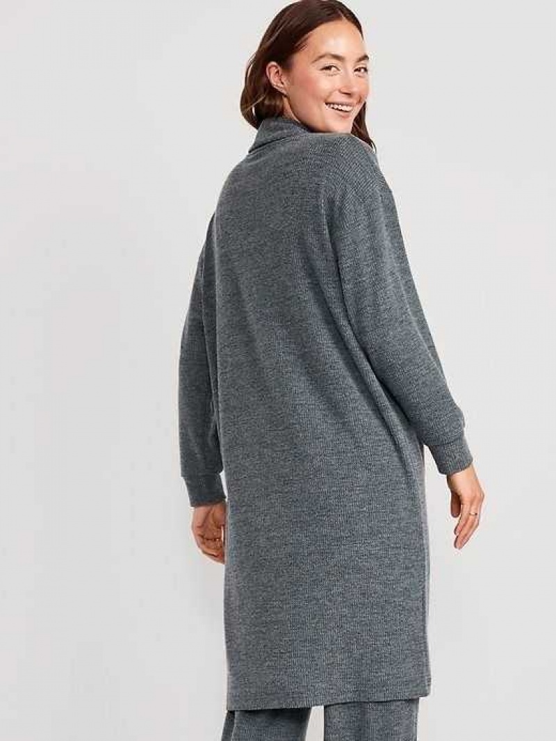 Old Navy Oversized Sweater-Knit Robe Grey | ONG285041