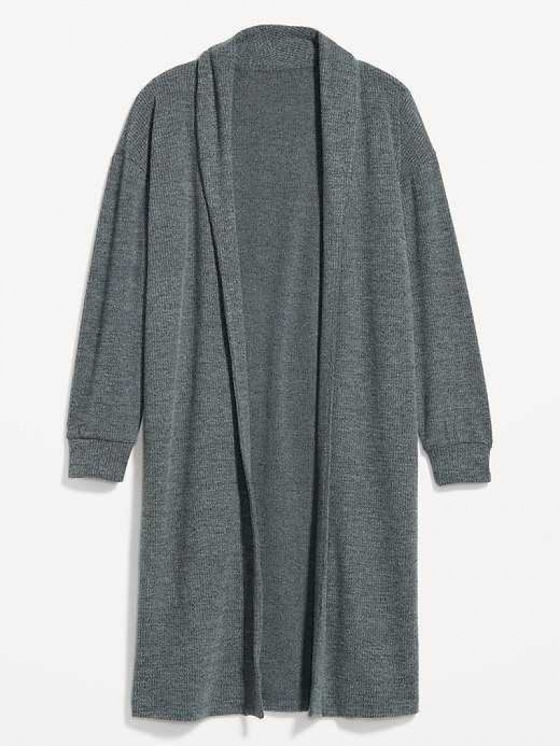 Old Navy Oversized Sweater-Knit Robe Grey | ONG285041