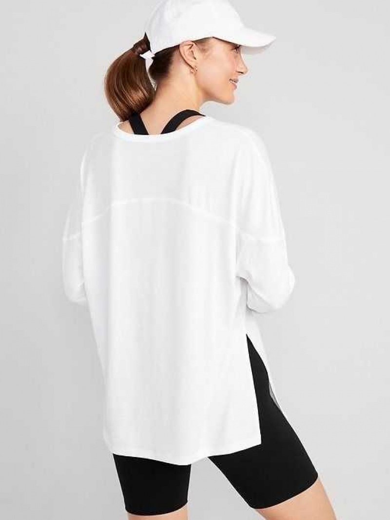 Old Navy Oversized UltraLite All-Day Tunic White | UDX384257