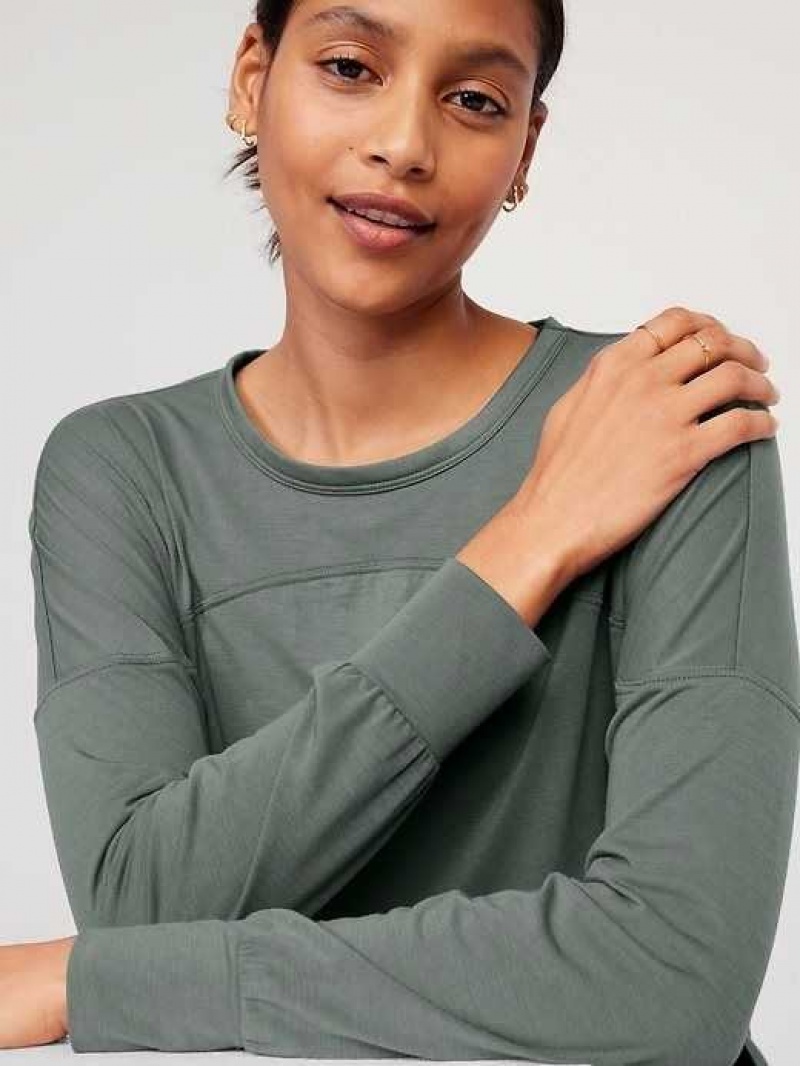 Old Navy Oversized UltraLite All-Day Tunic Thyme To Pretend | TCM264597