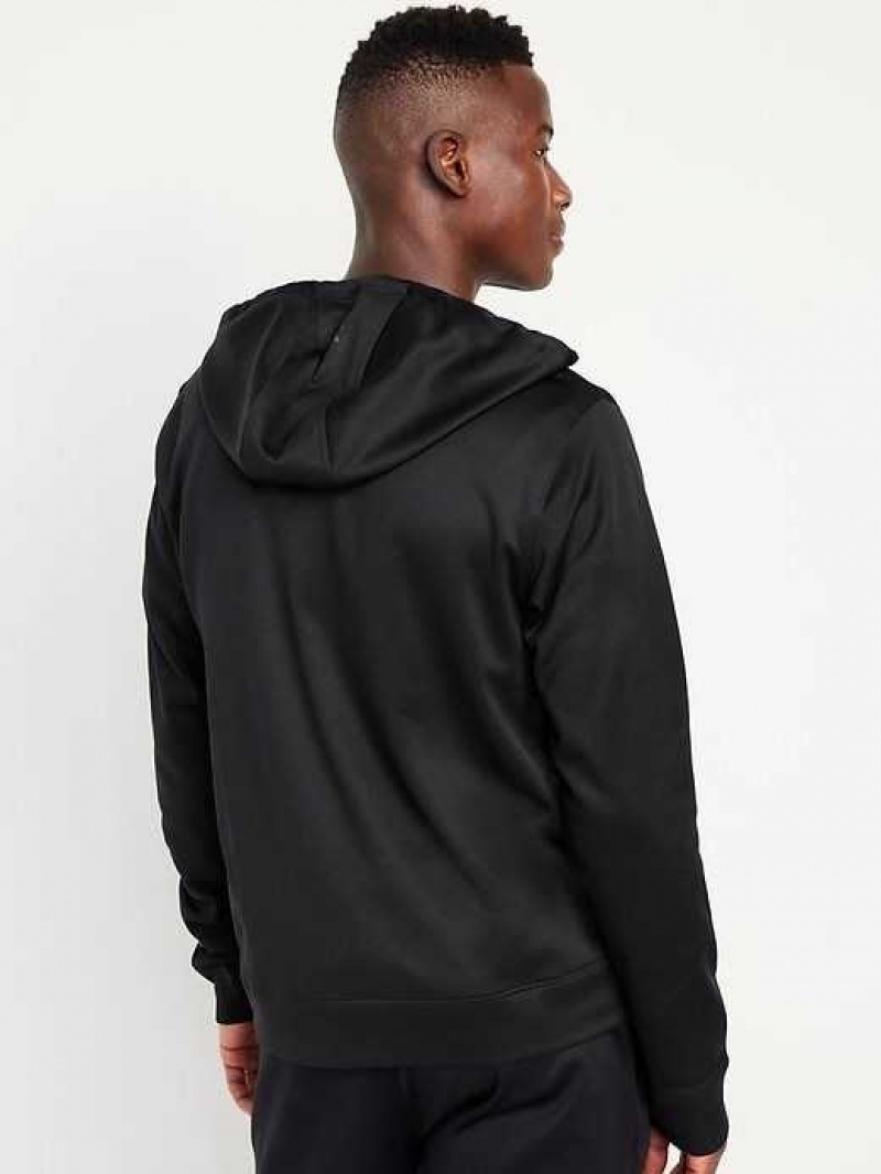 Old Navy Performance Fleece Zip Hoodie Black | KRG679401