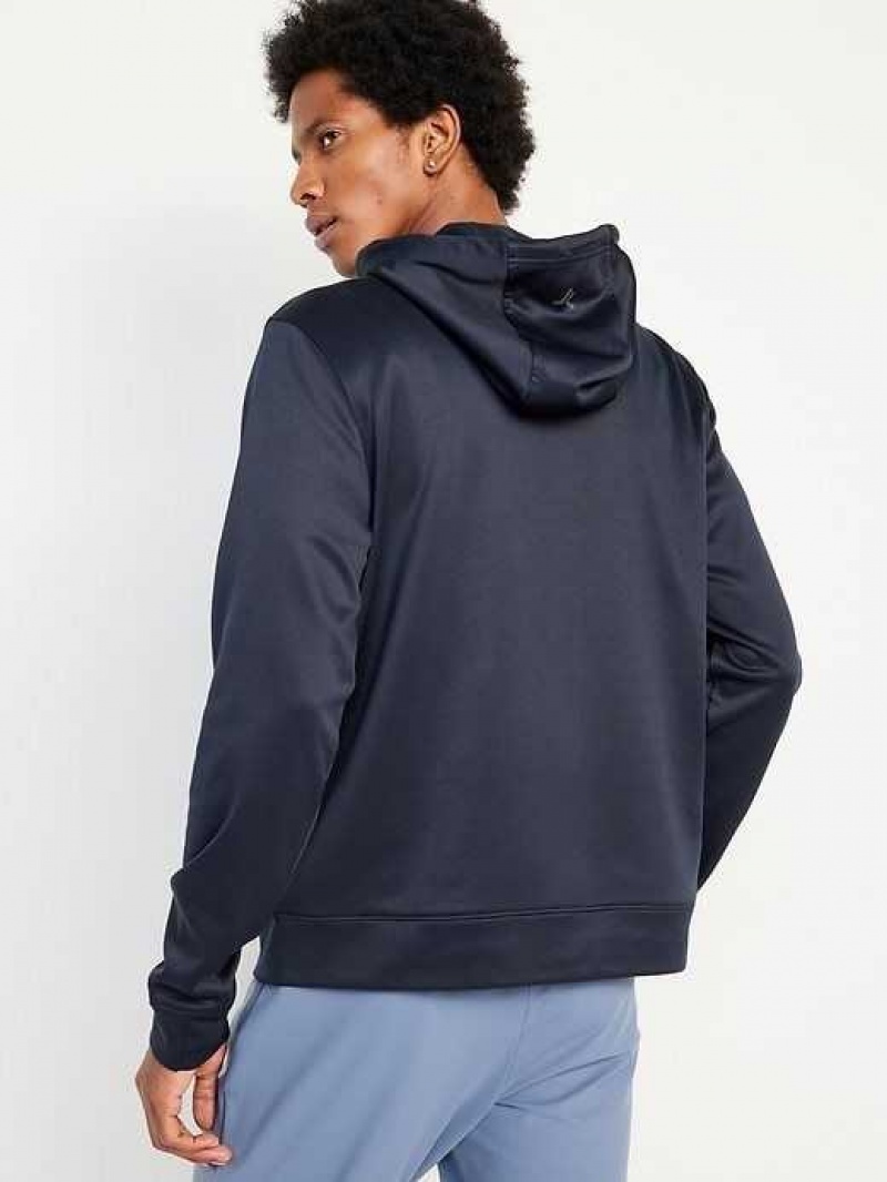 Old Navy Performance Fleece Zip Hoodie Navy | YGK920561